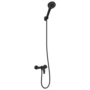 vidaXL Komplet tu&scaron; glav Črna G 1 / 2 palca Medenina