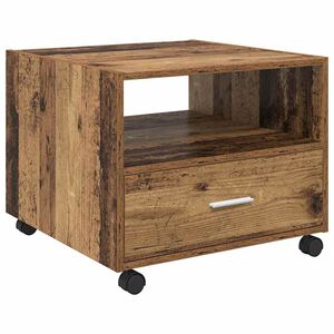 vidaXL Klubska miza Star les 55 x 55 x 45cm Inženirski les