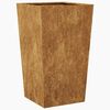 vidaXL Garden Planters 2 kosa 45x45x75 cm Weathering Steel