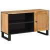 vidaXL TV omarica Rjava 80 x 33 x 46 cm Masiven les manga