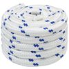 vidaXL Večnamenska uporabna vrv 40 mm 25 m Bela in modra PP