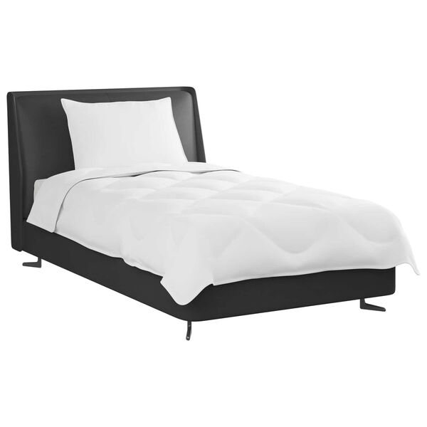 vidaXL Poletna odeja z blazino 2 pcs Bela Mikrovlakna