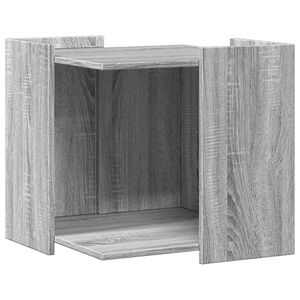 vidaXL Omara za mačje strani&scaron;če siva sonoma 53x53x51 cm inženirski les