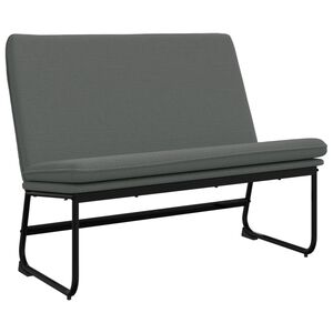 vidaXL Klop temno siva 100x75x76 cm blago