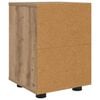 vidaXL Posteljne mize s predalom 2 pcs Umetni hrast 30,5 x 30 x 43 cm