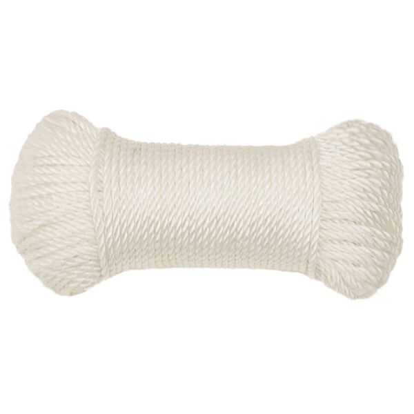 vidaXL Delovna vrv bela 3 mm 500 m polipropilen