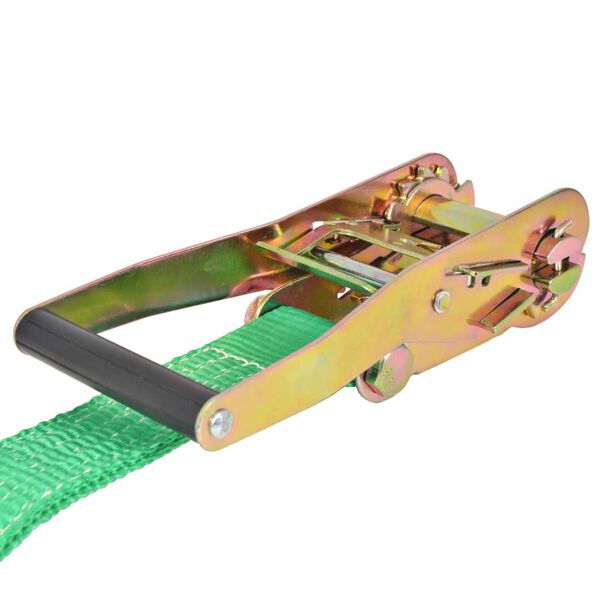 vidaXL Slackline vrv 15 m x 50 mm 150 kg zelene barve