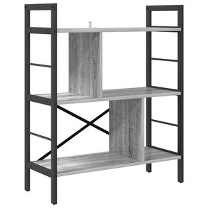 vidaXL Knjižna polica 5 nivojev 75 x 30 x 91 cm Inženirski les
