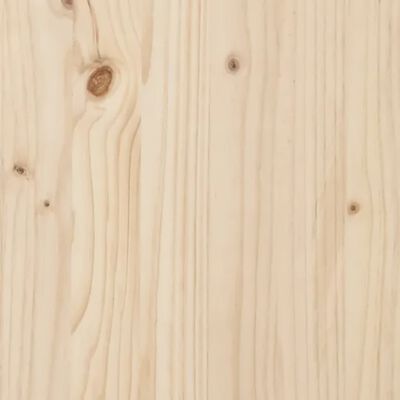 vidaXL Stensko posteljno vzglavje 81x3x63 cm trdna borovina