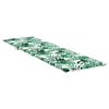 vidaXL Blazina za sončno ležalnik Cvetlični Zelena 200 x 70 x 4 cm