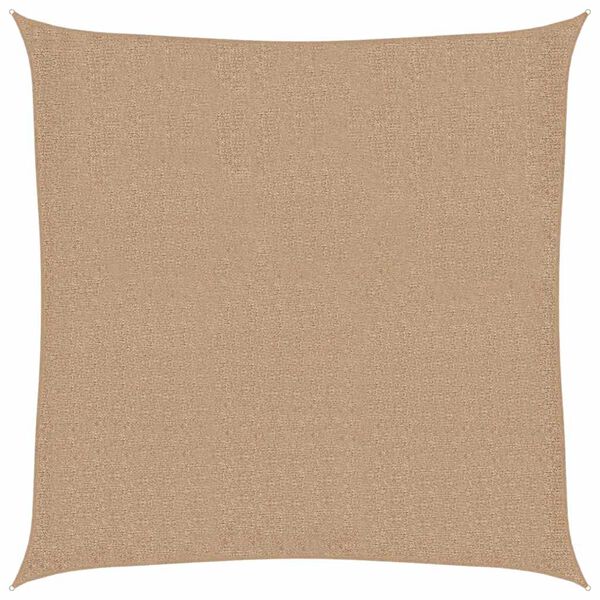 vidaXL Senčno jadro 160 g/m&sup2; taupe 5x5 m HDPE