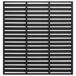 vidaXL Ograjni panel WPC 180x180 cm črn