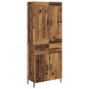 vidaXL Visok predalnik 2 kos Star les 69,5 x 34 x 180 cm