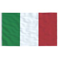 vidaXL Italijanska zastava 90x150 cm