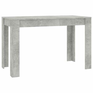 vidaXL Jedilna miza betonsko siva 120x60x76 cm iverna plo&scaron;ča