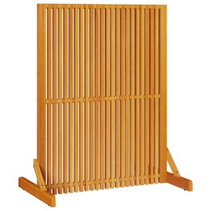 vidaXL Zaslonska za&scaron;čita Rjava 79,5 x 50 x 110 cm Masiven les akacije