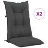 vidaXL Blazine za vrtne stole 2 kosa antracit 120x50x7 cm blago