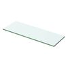 vidaXL Polica Prosojno Steklo 50x12 cm