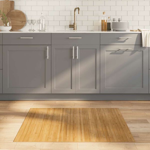 vidaXL Preproga pravokotna naravna 80x100 cm bambus