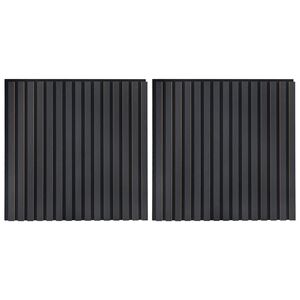 vidaXL Stenske plo&scaron;če 2 pcs Antracit 60,5 x 60 cm
