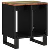 vidaXL Stranska mizica 40x31x46cm trden predelan les in inženirski les