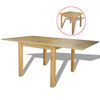 vidaXL Raztegljiva miza hrast 170x85x75 cm