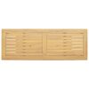 vidaXL Vrtna konzolna mizica 110x40x75 cm trden akacijev les