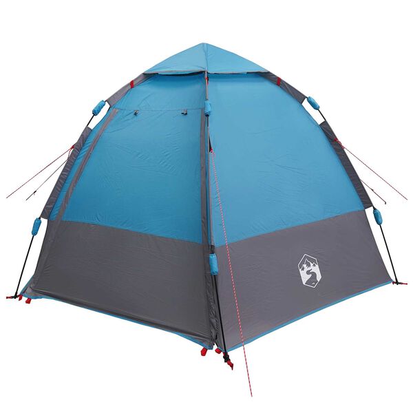 vidaXL Takoj&scaron;nji &scaron;otor s shranjevanjem Modra 280 x 280 x 160 cm Jeklo