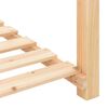 vidaXL Vrtni lonček s polico Bež 155 x 59 x 76,5 cm Trdna smreka