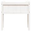 vidaXL Vrtno korito z nogami belo 70x31x70 cm trdna borovina