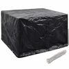 vidaXL Pokrivalo za vrtno pohi&scaron;tvo z 8 obročki 135x135x90 cm