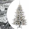 vidaXL Umetna božična jelka z bučko 150 cm 150 LED Toplo bela