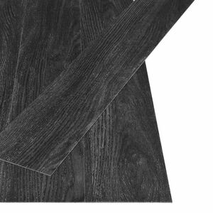 vidaXL Samolepilna talna deska Antracit 4,46 m&sup2; 32 kos PVC