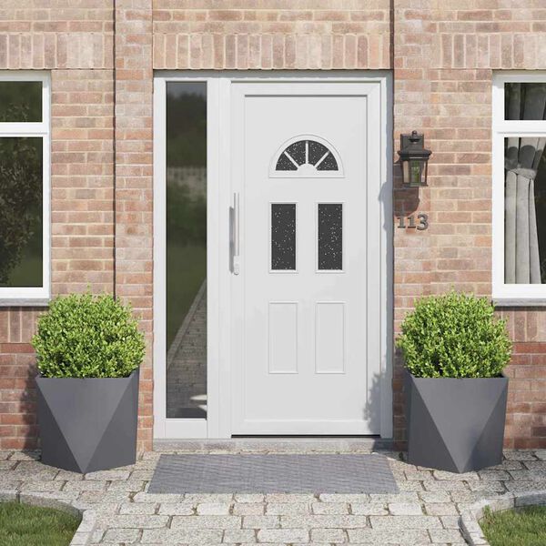 vidaXL Cvetlično korito 2 pcs Antracit 50 x 50 x 50 cm Jeklo