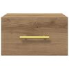 vidaXL Nočna omarica artisan hrast 35 x 35 x 20 cm Konstruiran les