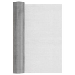 vidaXL Mrežna zaslona 40 x 1000 cm 30 Mesh Inox 201 Srebrna