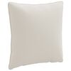 vidaXL Hrbtna blazina PUTTEN 100% poliester Bela 40 x 40 x 15 cm
