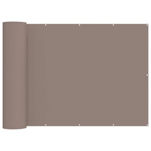 vidaXL Zaslon za zasebnost na balkonu 200 x 600 cm Blago s PU prevleko