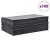vidaXL Vpojne blazinice za olje 100 kosov sive barve 40x50 cm