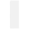 vidaXL TV stenska omara Bela 30 x 31 x 100 cm Konstruiran les