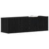 vidaXL TV omarica Črna Orehovina 100 x 30 x 30 cm Konstruiran les