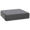 vidaXL Blazina za sedež 40 x 40 x 10 cm PU pena Siva
