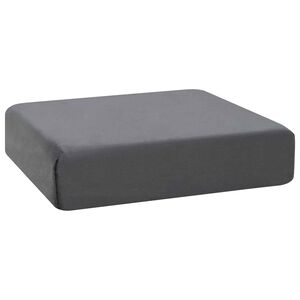 vidaXL Blazina za sedež 40 x 40 x 10 cm PU pena Siva