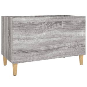 vidaXL Omarica za gramofonske plo&scaron;če siva sonoma 74,5x38x48cm inž. les