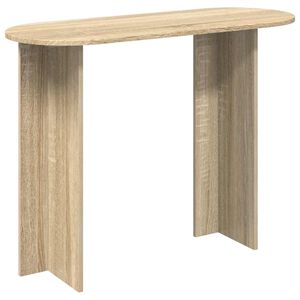 vidaXL Konzolna miza Sonoma hrast 100 x 39,5 x 75 cm Inženirski les
