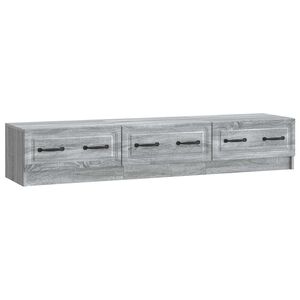vidaXL TV omarica Siva Sonoma 147 x 34,5 x 27 cm Inženirski les