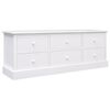 vidaXL TV omarica bela 108x30x40 cm trden les pavlovnije
