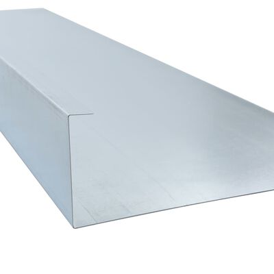 vidaXL Ograjne plošče proti polžem 4 kosi jeklo 170x7x25 cm 0,7 mm