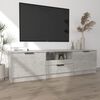 vidaXL TV omarica betonsko siva 140x35x40 cm konstruiran les