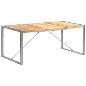 vidaXL Jedilna miza 180x90x75 cm trden robusten mangov les